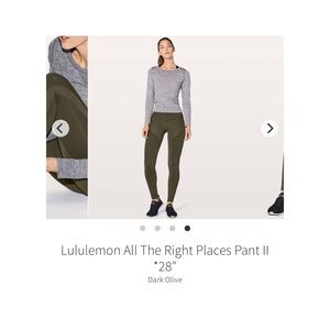 Lululemon all the right places pant nwot size 2
